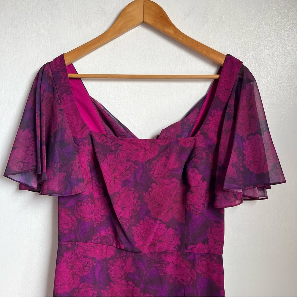NWT Sachin & Babi Aurora Gown Dress Sizes 0, 4 Magenta / Pink - Picture 6 of 16